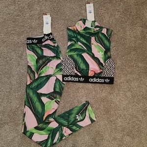 Set: Adidas Originals Leggings/ Crop Top